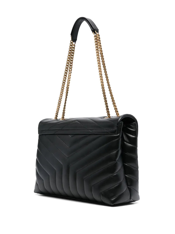 Bolsa Tiracolo Loulou Média Matelassê Preto
