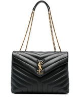 Bolsa Tiracolo Loulou Média Matelassê Preto