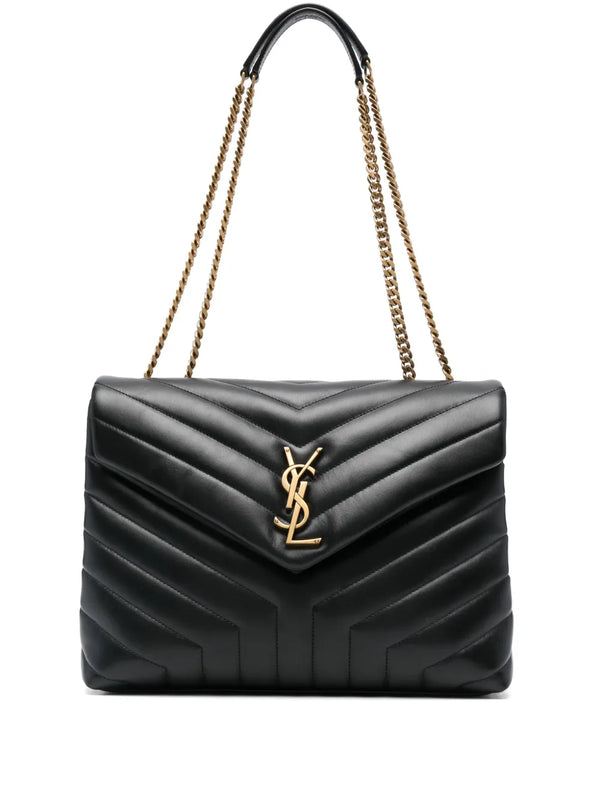 Bolsa Tiracolo Loulou Média Matelassê Preto