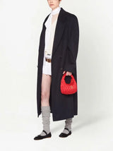 Miu Miu Bolsa Wander Mini Vermelho Cetim