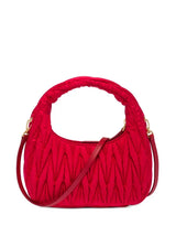 Miu Miu Bolsa Wander Mini Vermelho Cetim