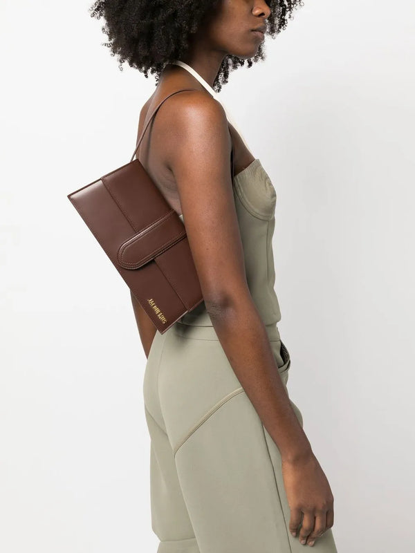Jacquemus Bolsa De Ombro Le Bambino Long Marrom