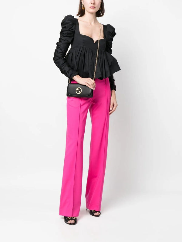 Carteira Gucci Blondie com Corrente Preto