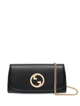 Carteira Gucci Blondie com Corrente Preto