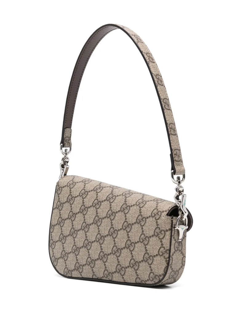 Bolsa de Ombro Gucci Horsebit 1955 Neutro