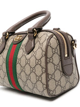 Bolsa Tote Ophidia Mini Gucci Marrom