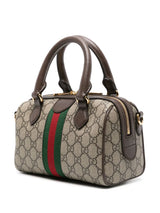 Bolsa Tote Ophidia Mini Gucci Marrom