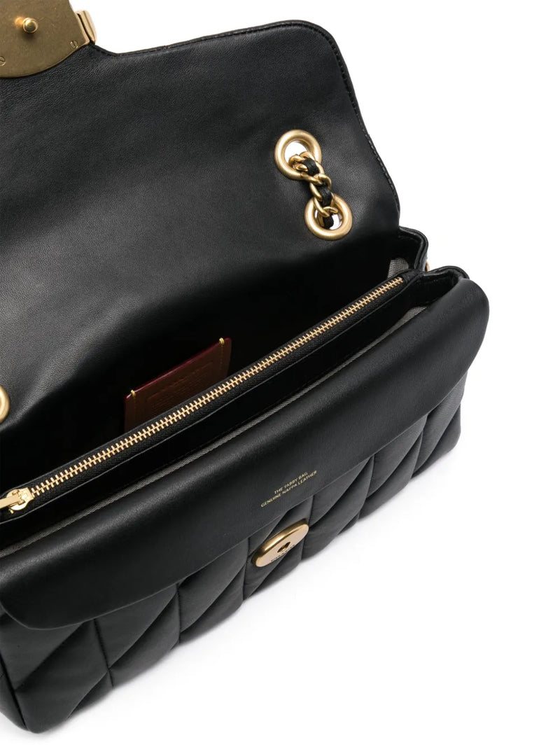Bolsa de Ombro Coach Tabby 26 Preto