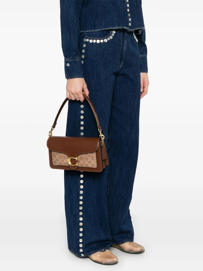 Bolsa De Ombro Coach Tabby 26 Marrom