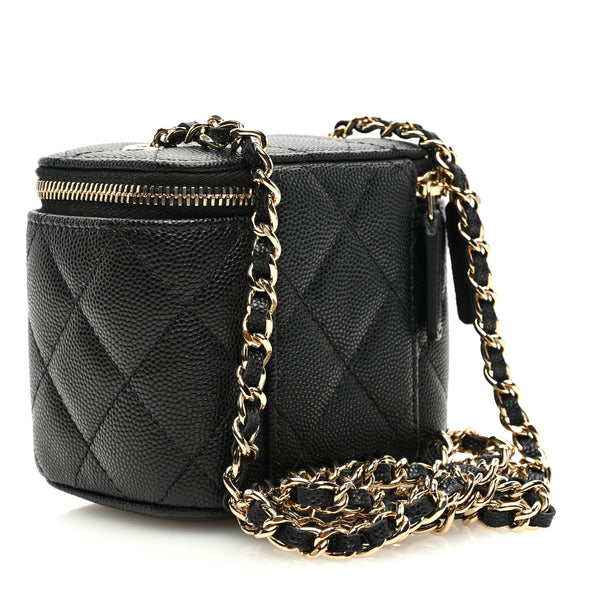 Bolsa Chanel de Caviar Mini Vanity Case