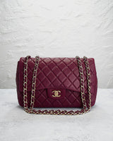 Chanel Púrpura Bolsa de ombro