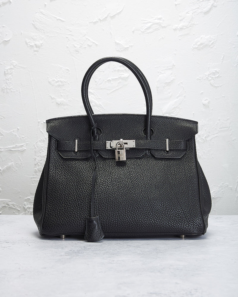Bolsa Hermes Togo Birkin 30 Preto