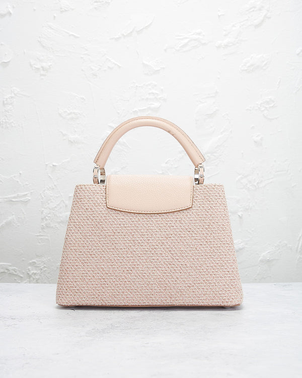Bolsa Capucines BB Louis Vuitton Renovada Creme