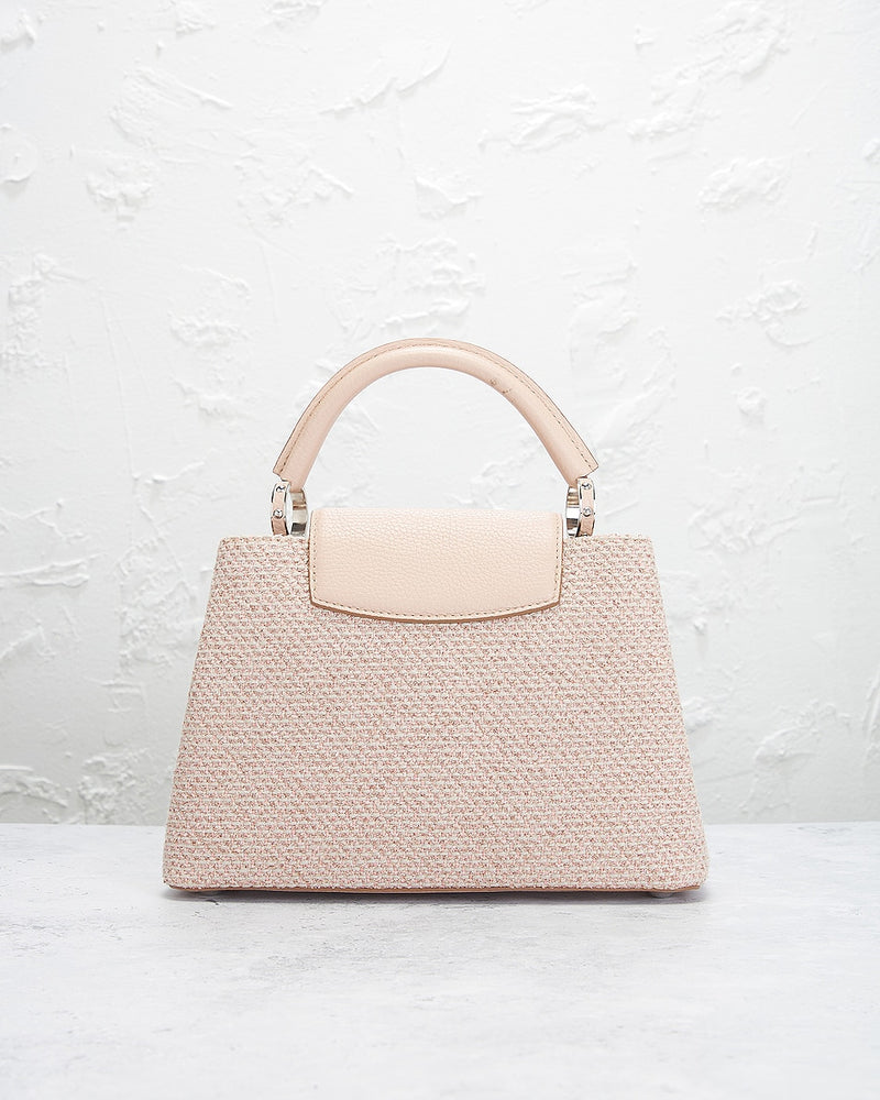 Bolsa Capucines BB Louis Vuitton Renovada Creme