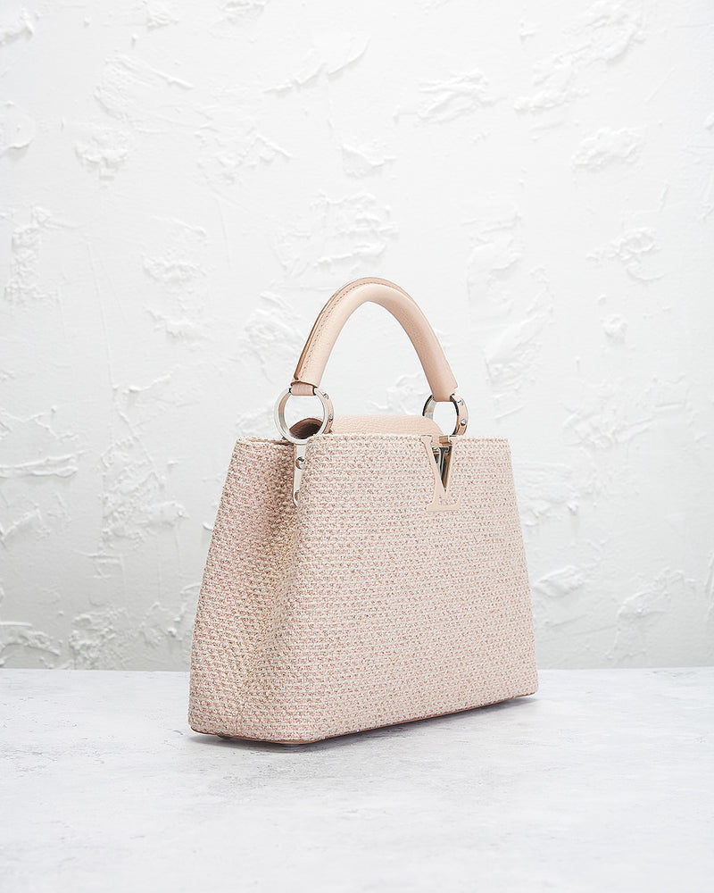 Bolsa Capucines BB Louis Vuitton Renovada Creme