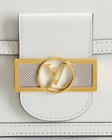 Bolsa de Ombro Louis Vuitton Dauphine de Cor Branca