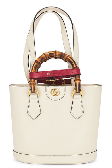Bolsa Tote Gucci Diana Renovada em Branco - Elegância Sofisticada