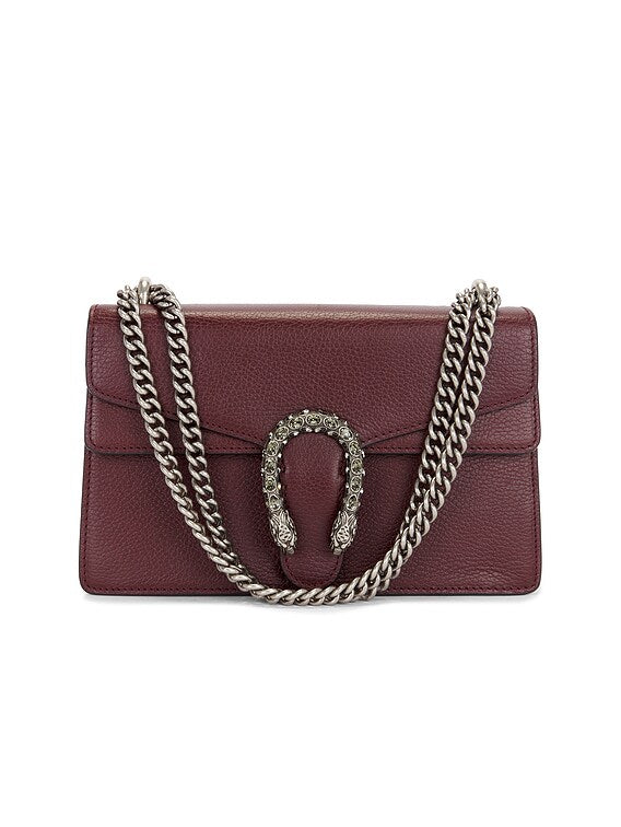 Bolsa de Ombro Gucci GG Supreme Dionysus Marrom