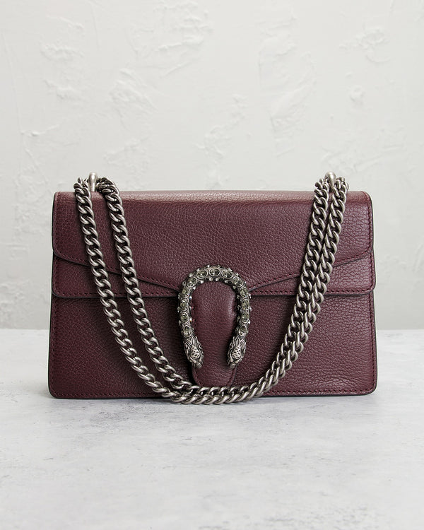 Bolsa de Ombro Gucci GG Supreme Dionysus Marrom