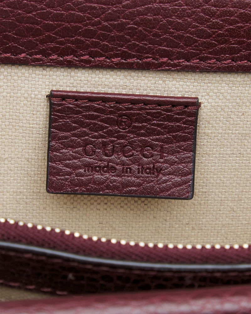 Bolsa de Ombro Gucci GG Supreme Dionysus Marrom