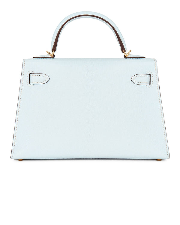 Bolsa Hermes Chevre Mysore Kelly Sellier 20 Azul