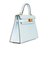 Bolsa Hermes Chevre Mysore Kelly Sellier 20 Azul