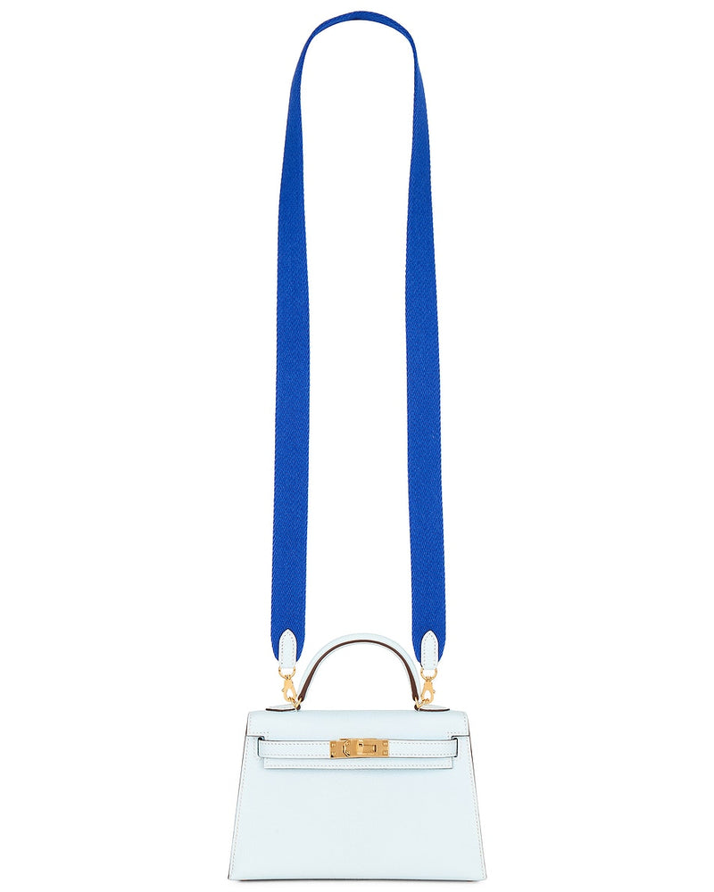 Bolsa Hermes Chevre Mysore Kelly Sellier 20 Azul