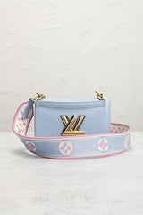  Bolsa Renovação Louis Vuitton Epi Twist PM Azul 