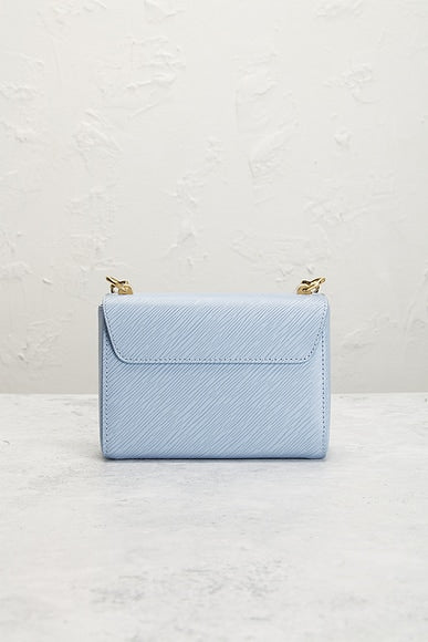  Bolsa Renovação Louis Vuitton Epi Twist PM Azul 