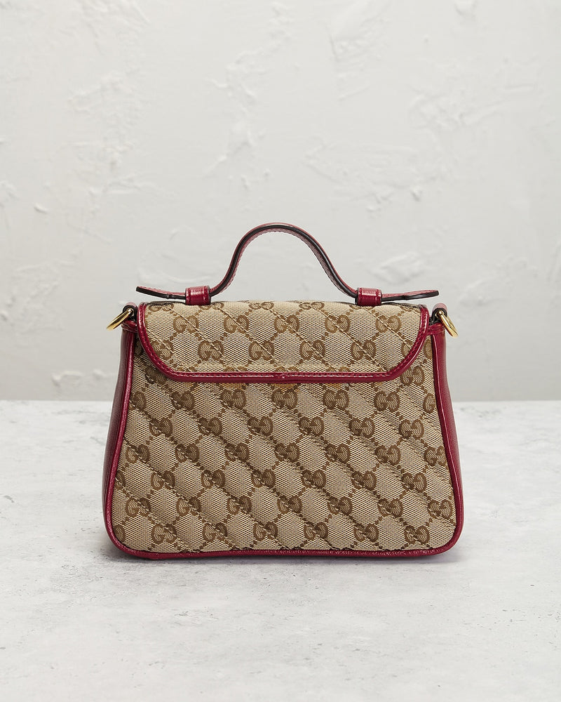 Bolsa de ombro Gucci GG Marmont em Bege
