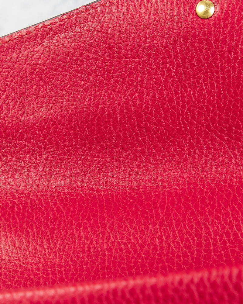 Bolsa de ombro Gucci Dionysus em vermelho
