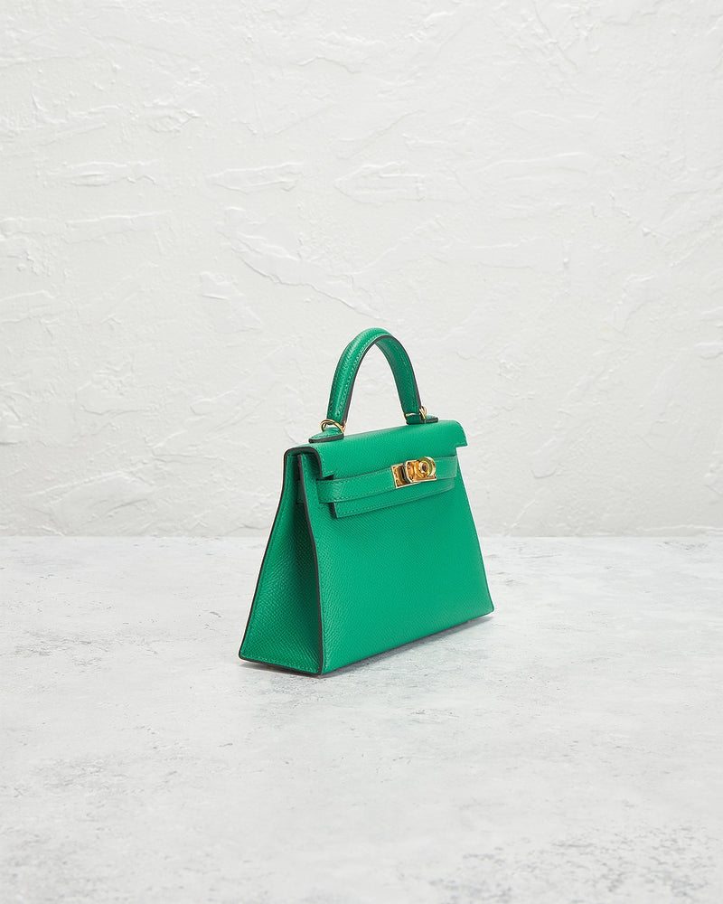 Bolsa Hermes Epsom Kelly 20 Vert Vertigo