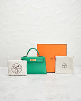 Bolsa Hermes Epsom Kelly 20 Vert Vertigo