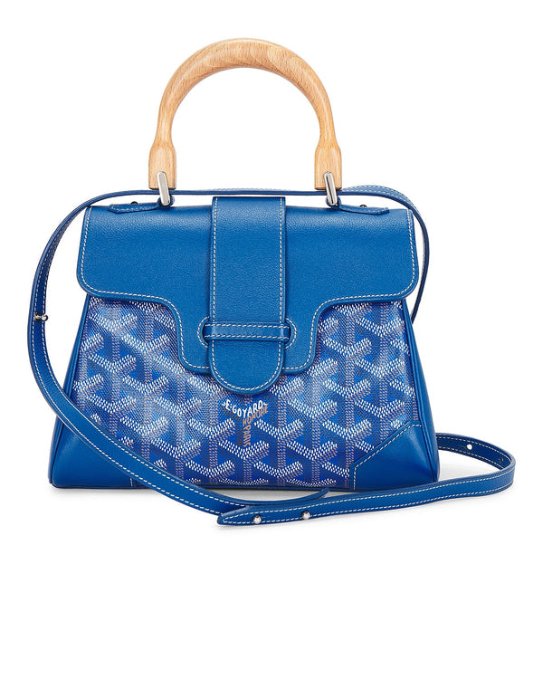 Bolsa Goyard Mini Saigon Azul Renovada
