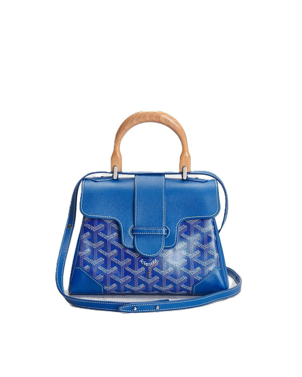 Bolsa Goyard Mini Saigon Azul Renovada