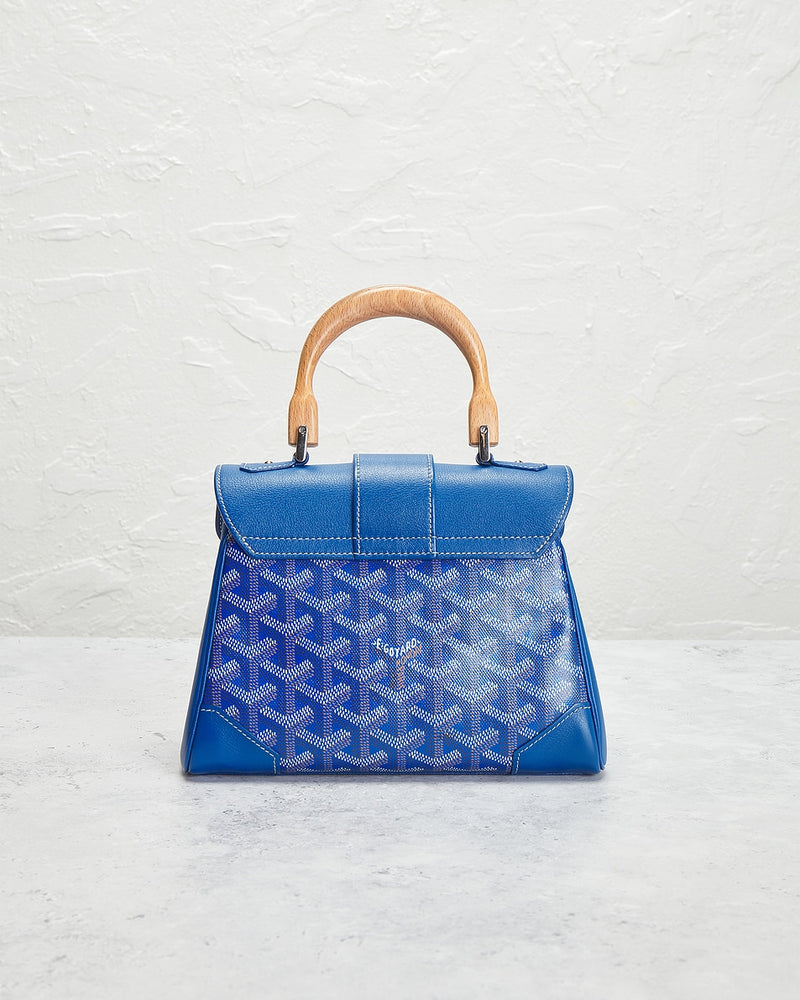 Bolsa Goyard Mini Saigon Azul Renovada