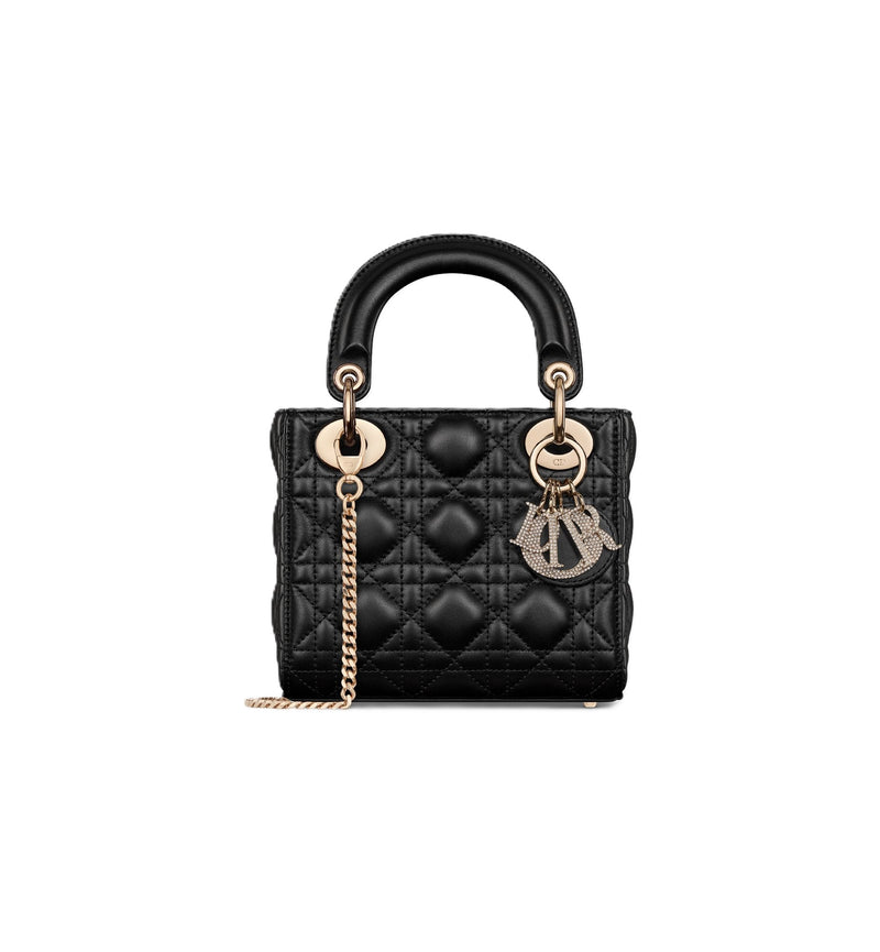 Bolsa Lady Dior Míni Pele de Cordeiro