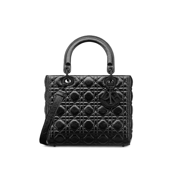 Bolsa Lady Dior Média Couro de Vitelo