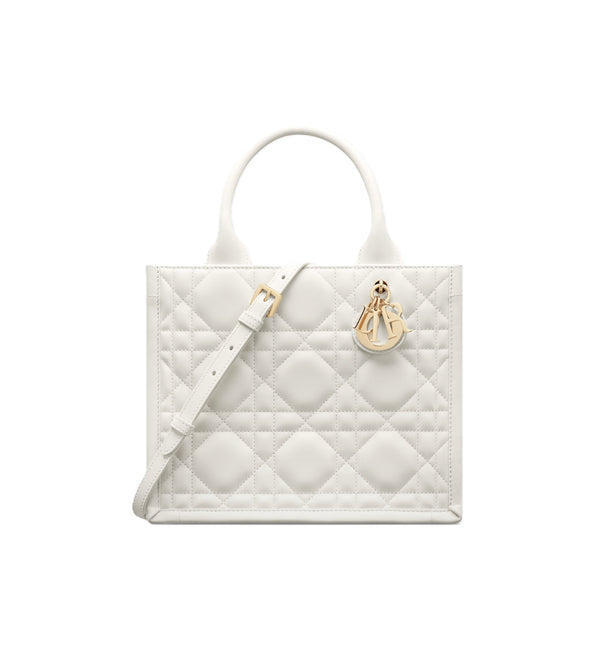 Bolsa Dior Book Tote Pequena Couro de Vitelo Macrocannage