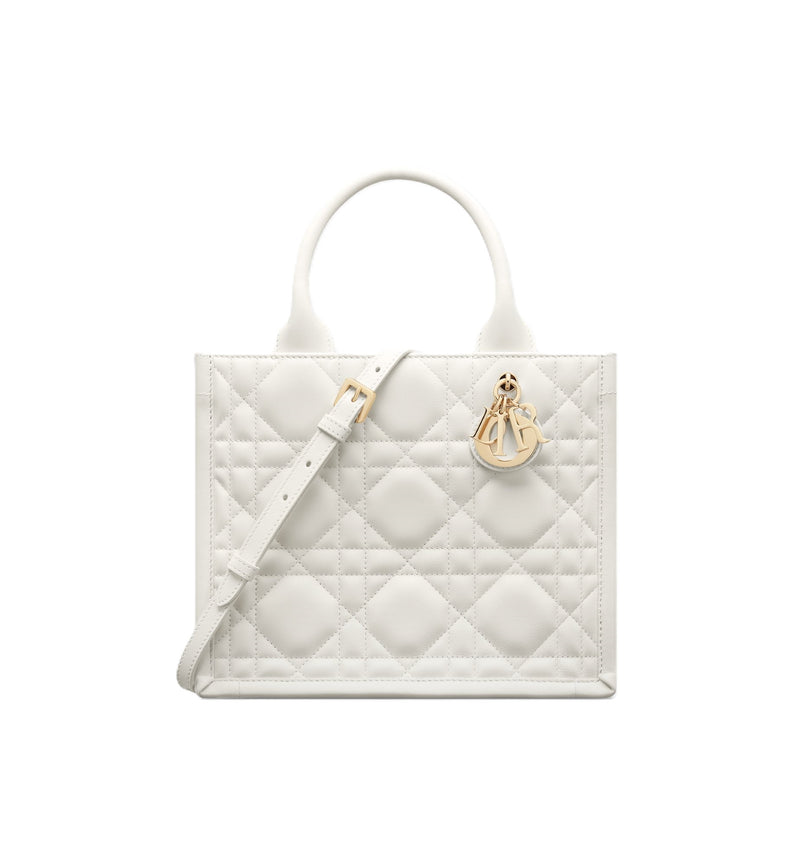 Bolsa Dior Book Tote Pequena Couro de Vitelo Macrocannage