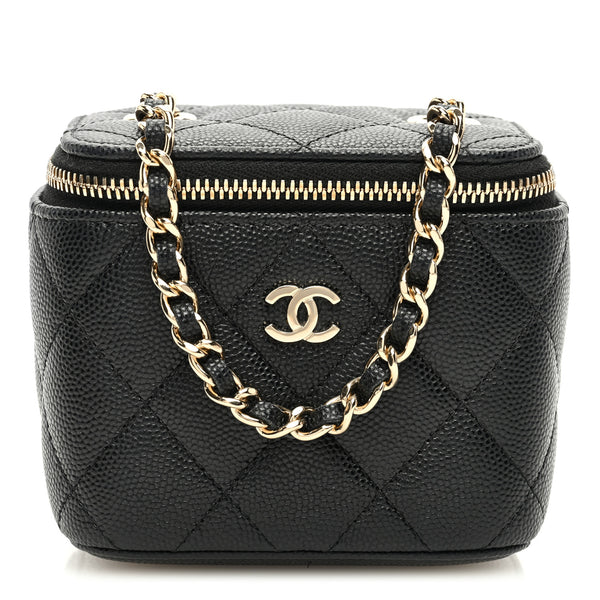 Bolsa Chanel de Caviar Mini Vanity Case
